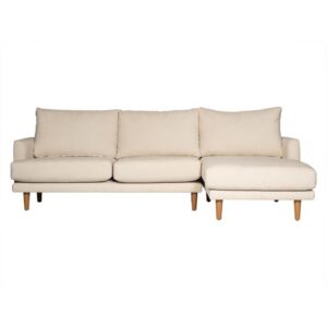 Whitsundays 2.5 Seat + Chaise (RHF) Lounge Beige
