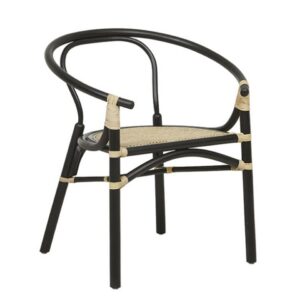 Avery Maja Arm Chair - Black/Natural