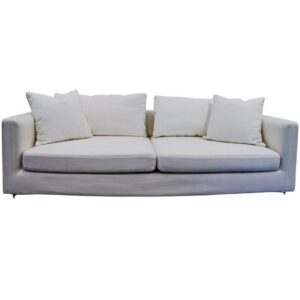 Elm 2.5 Seat Lounge Malaga White Textured