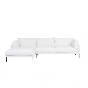 Cove Sleek Lounge Snow White (Left Hand Chaise)