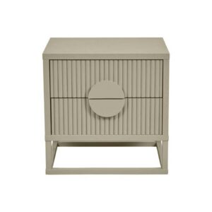 Benjamin Ripple Bedside Table Putty