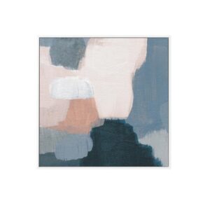 Chlo I Artwork Canvas White Frame