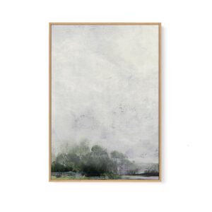 Forest I Artwork Canvas Oak Frame