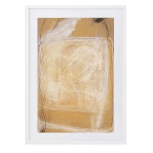 Up Close & Coastal III Artwork White Frame