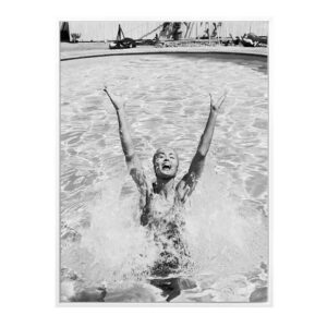 Make A Splash Artwork White Frame
