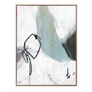 Defined II Artwork Canvas Oak Frame