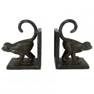 Book End Set Monkey Decor