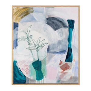 Studio Companion Artwork Canvas Oak Frame