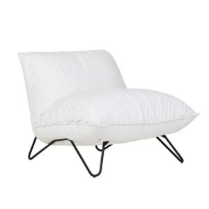 Cove Accent Chair Alabaster & Black