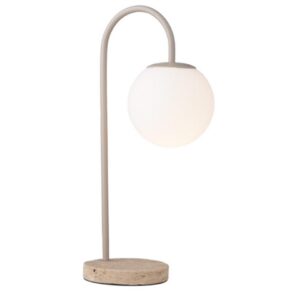 Mintu Table Lamp Travertine