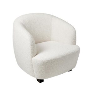 Carey Accent Chair Cream Boucle