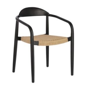 Nina Outdoor Dining Chair Black
