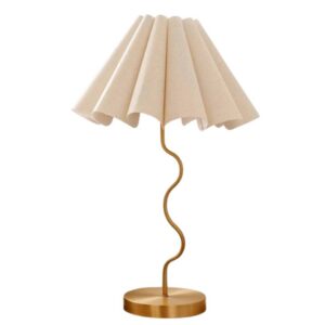 Cora Table Lamp Gold Natural