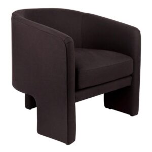 Kylie Occasional Arm Chair Black Linen