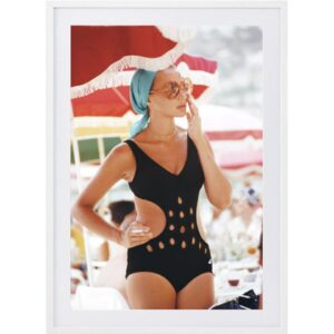 Monte Carlo Slim Aaron Artwork White Frame