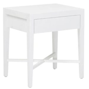 Ascot Open Bedside - White