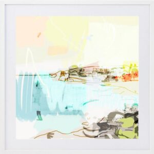 Bondi 2 Artwork White Frame