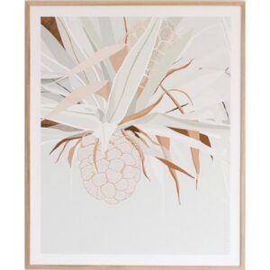 Pandanus Artwork Oak Frame