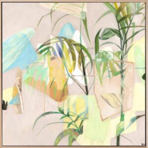 Light Hearted Artwork Canvas Oak Frame