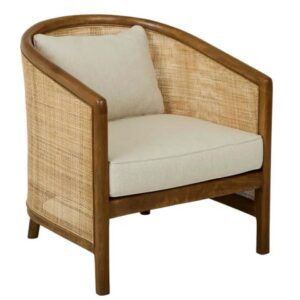 Colombo Accent Chair Hazelnut & Natural Rattan