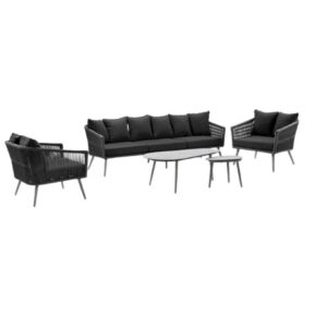 Herman Outdoor Sofa Setting Charcoal