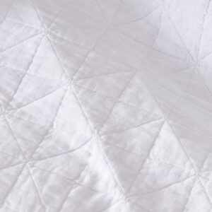 Panama Queen/King Coverlet White