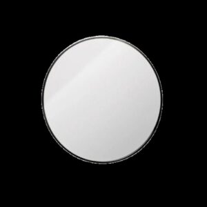 Fallon Large Round Mirror Black