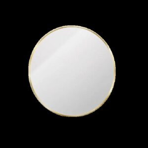 Fallon Large Round Mirror Brass