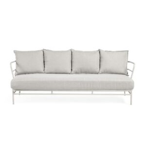 Lady Mary Outdoor Sofa White & Light Grey
