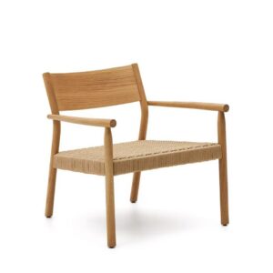 Sunshine Accent Chair Natural Oak with Paper Rope Seat