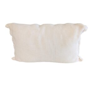 Lumbar Cushion Off white Knitted