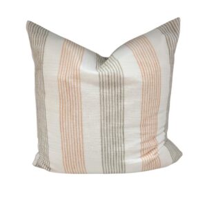 Cushion Khaki/Rose Dust Stripe