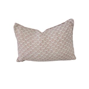 Lumbar Cushion Musk patterned linen