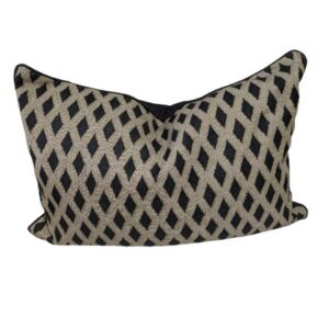 Lumbar Cushion Black and gold