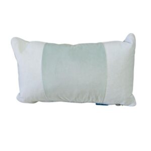 lumbar Cushion white and sea mist