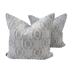 Pair Cushion Duck egg blue