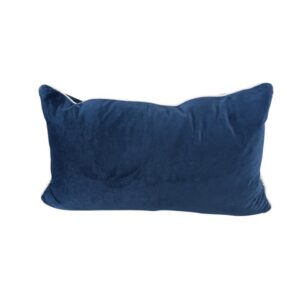 Lumbar Cushion Blue velvet