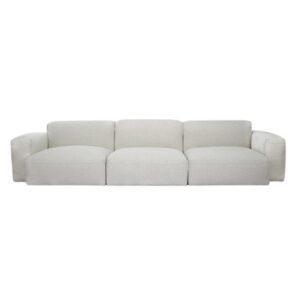 Evie 3 Seater Lounge - Ivory Boucle