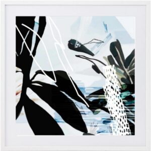 Viola I Artwork White Frame