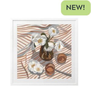 Never a Fleeting Moment Artwork White Frame