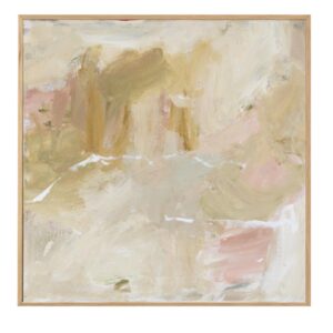 Sunday Artwork Canvas Oak Frame