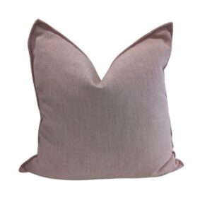Linen Cushion Pink waffle