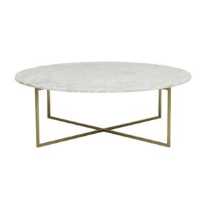 Elle Luxe Coffee Table Gold/White