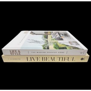 Live Beautiful & The Modern Country Home Interior Design Books