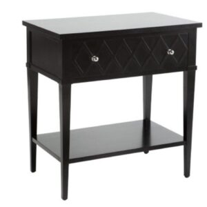 Chester Bedside Table Black
