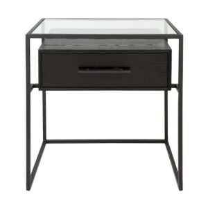 Vogue Small Bedside Table Black