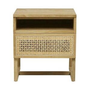 Willow Woven Bedside Table Natural