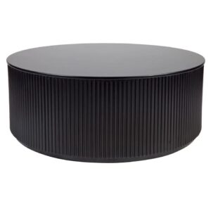 Nomad Round Coffee Table Black