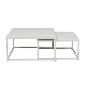Aruba Square Nest Coffee Table White