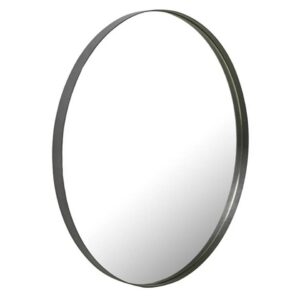 Elle Round 80cm Mirror - Black